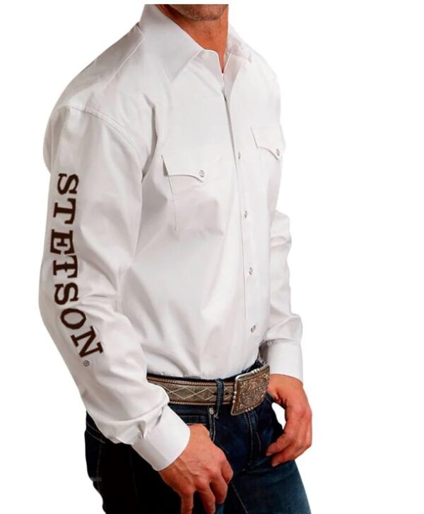 Camisa Stetson Blanca Country Díaz